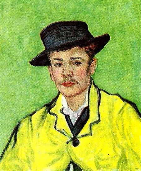 Vincent Van Gogh portratt av armand roulin Sweden oil painting art
